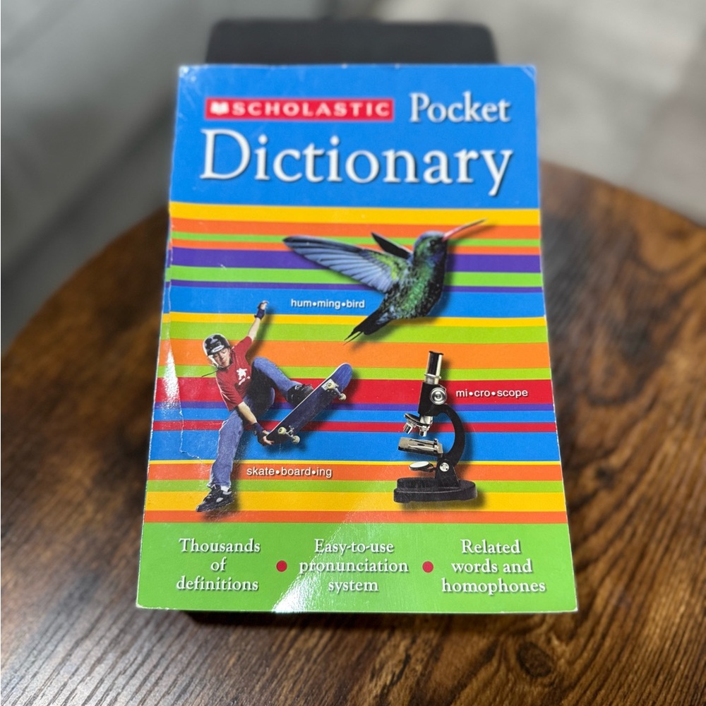 Scholastic Green and Blue Reference Book
